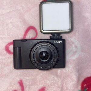 Sony zv1 Camera with LED Attachment